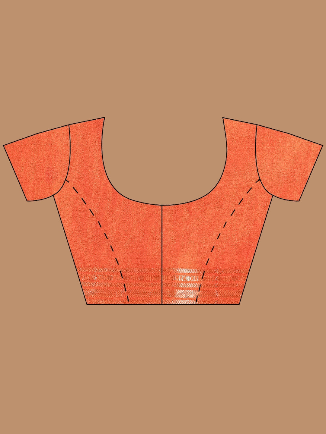 Plain Crepe Saree