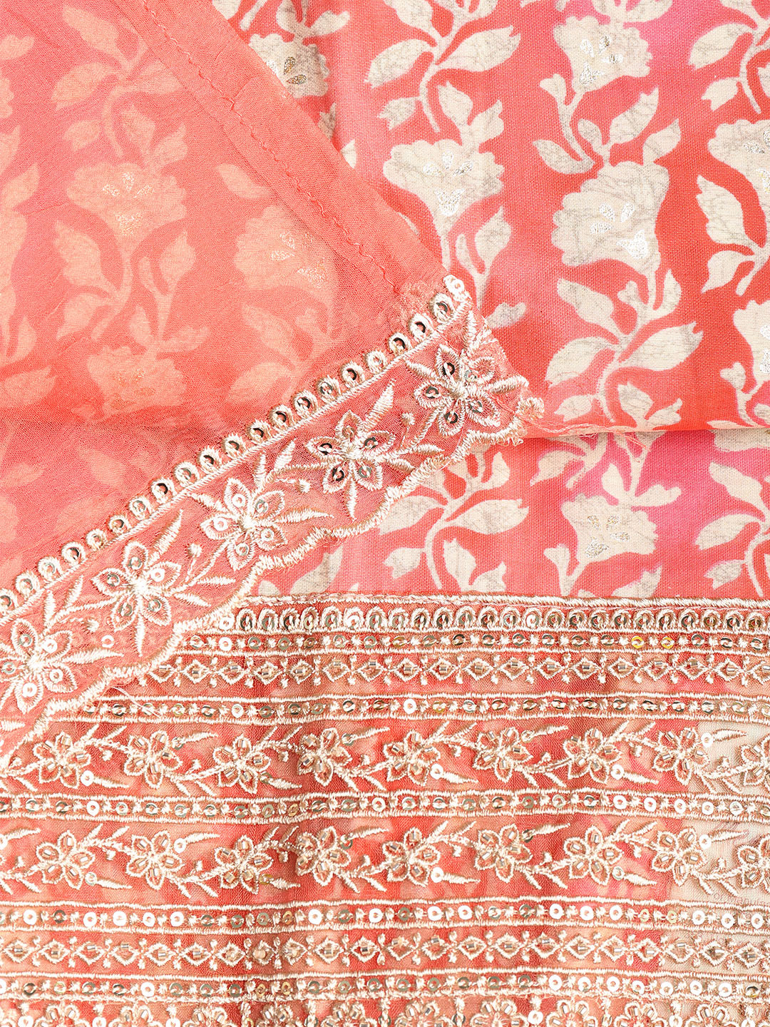 Embroidered Muslin Unstitched Suit With Dupatta