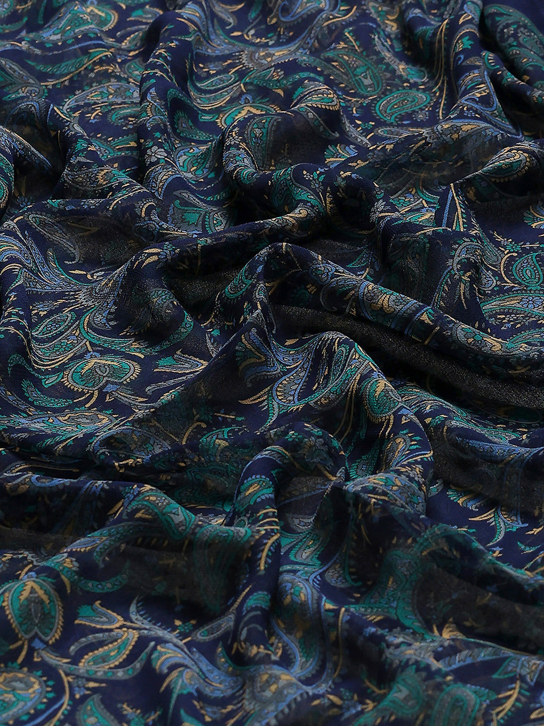 Floral Printed Georgette Saree