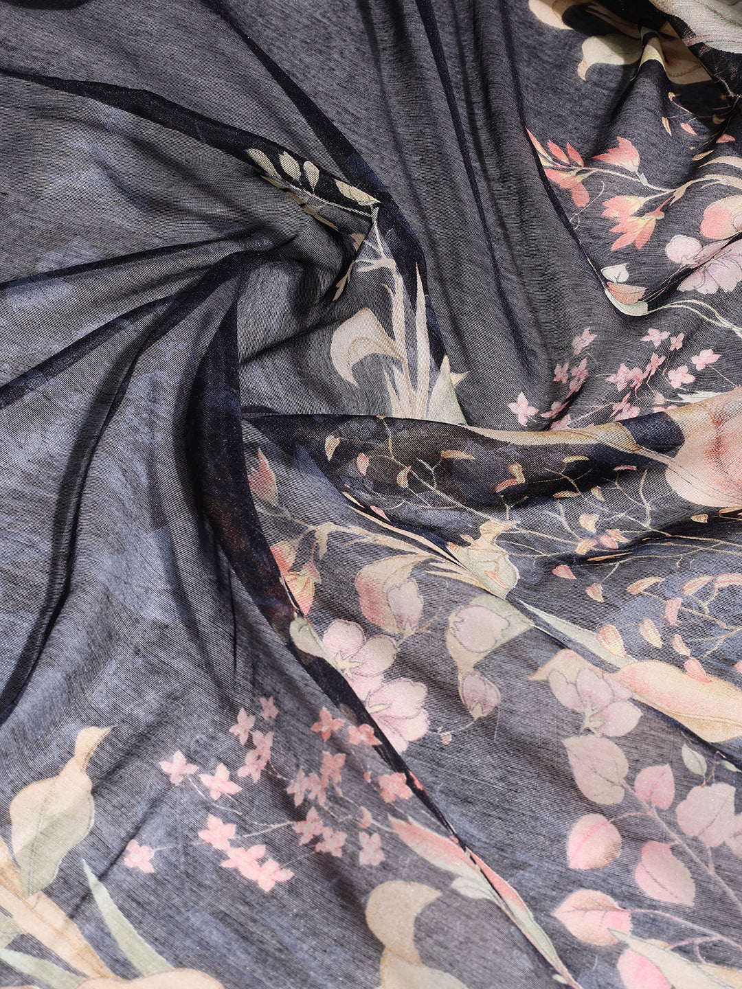 Printed Cotton Blend Saree