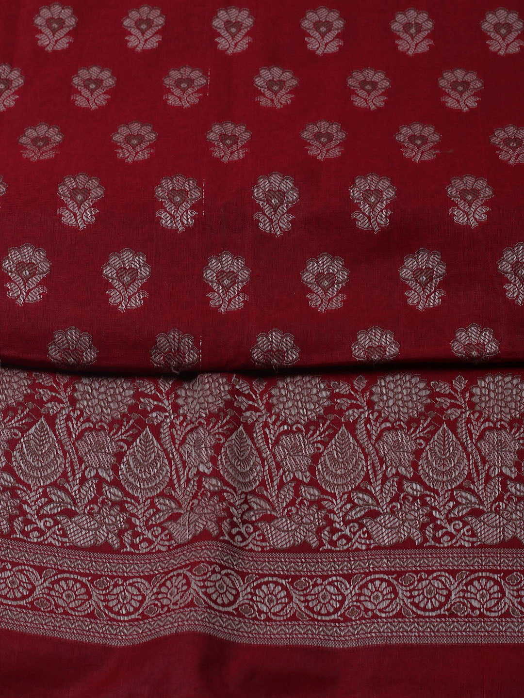 Banarasi Chanderi Unstitched Suit With Dupatta