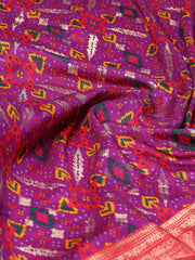 Patola Printed Art Silk Woven Saree