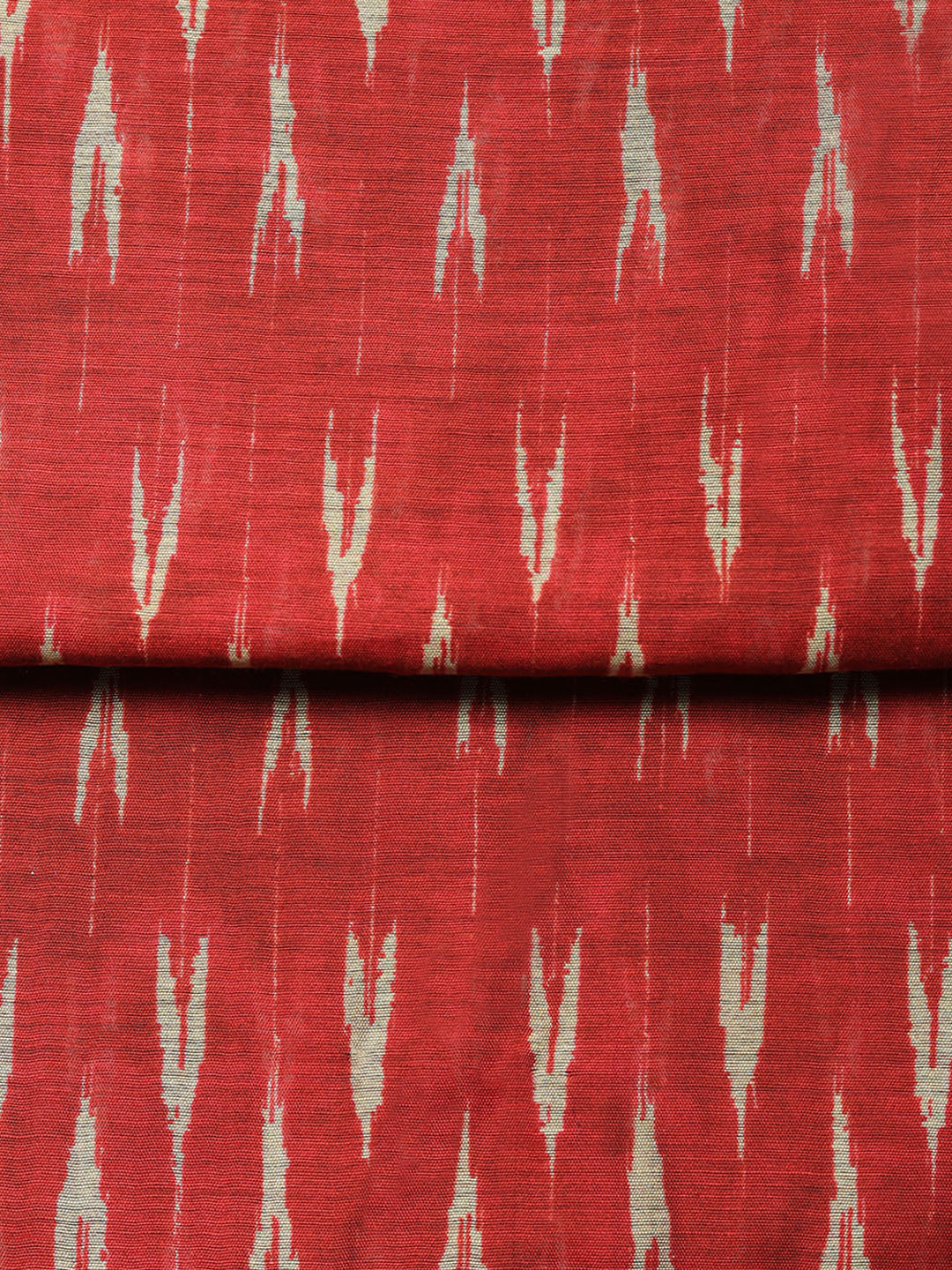 Printed Chanderi Unstitched Suit With Pant &amp; Dupatta