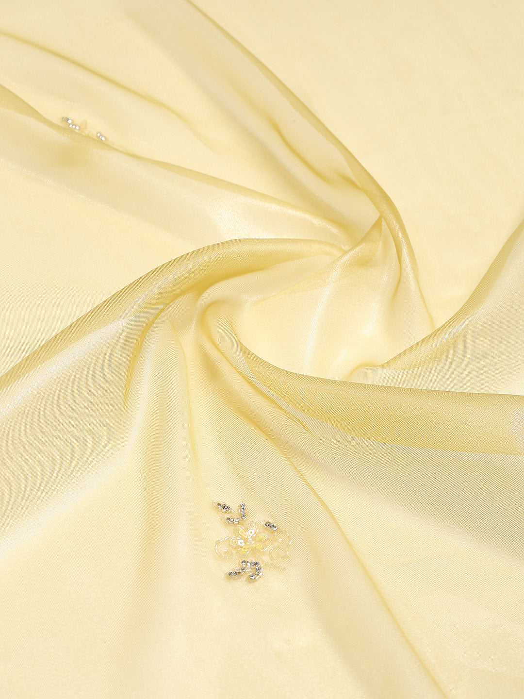 Sequence Embroidery Tissue Saree
