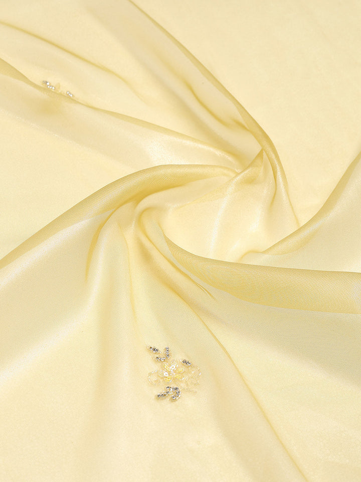 Sequence Embroidery Tissue Saree