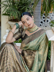 Kanjivaram Art Silk Woven Saree
