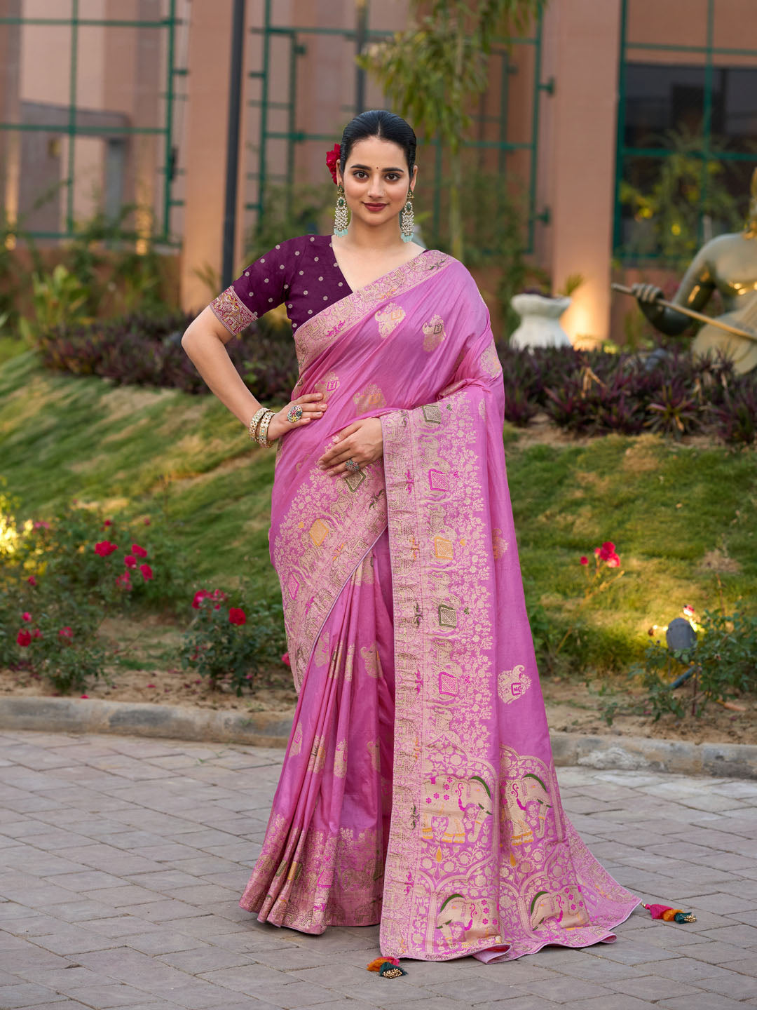 Woven Design Dola Silk Saree