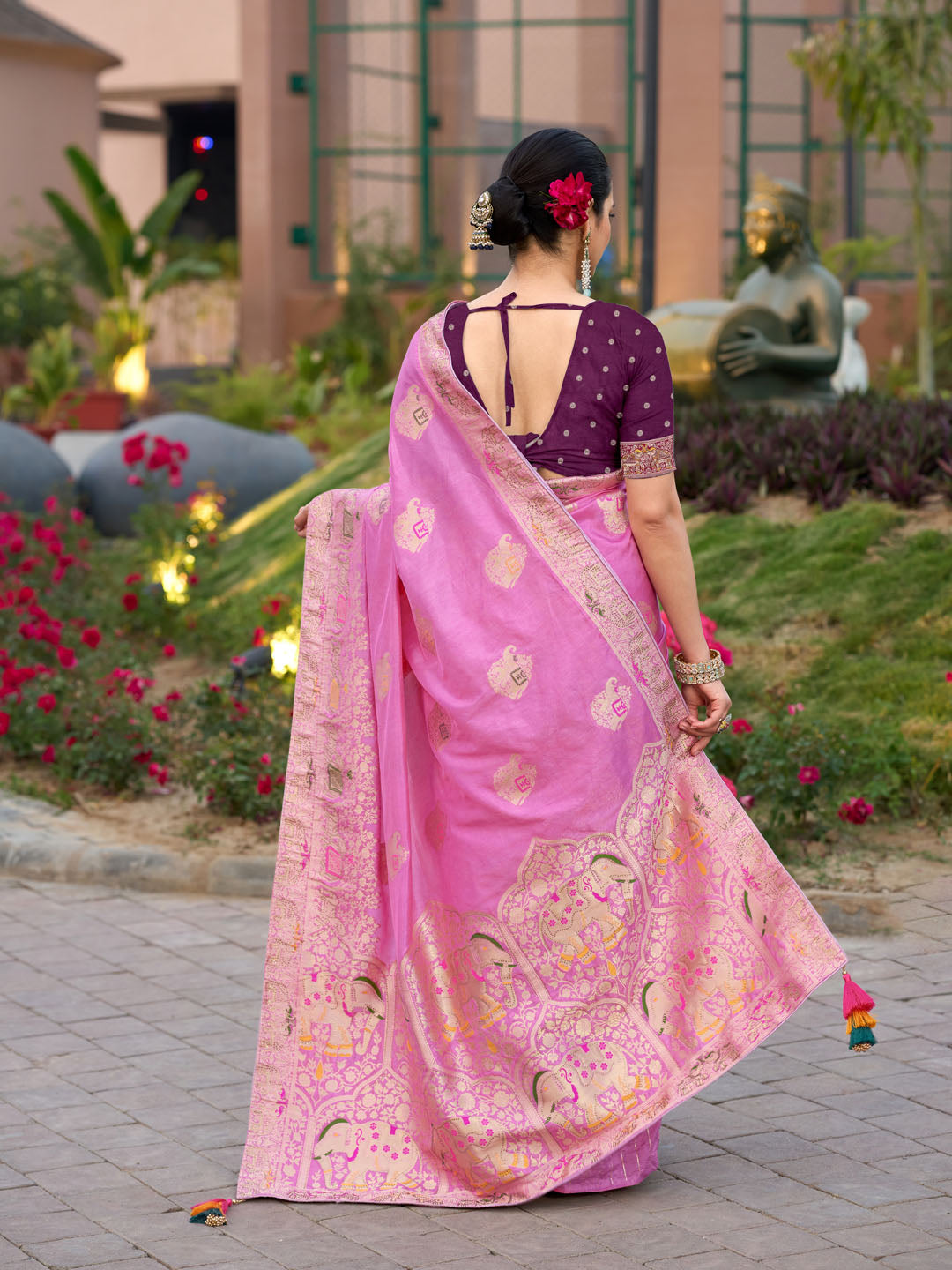 Woven Design Dola Silk Saree