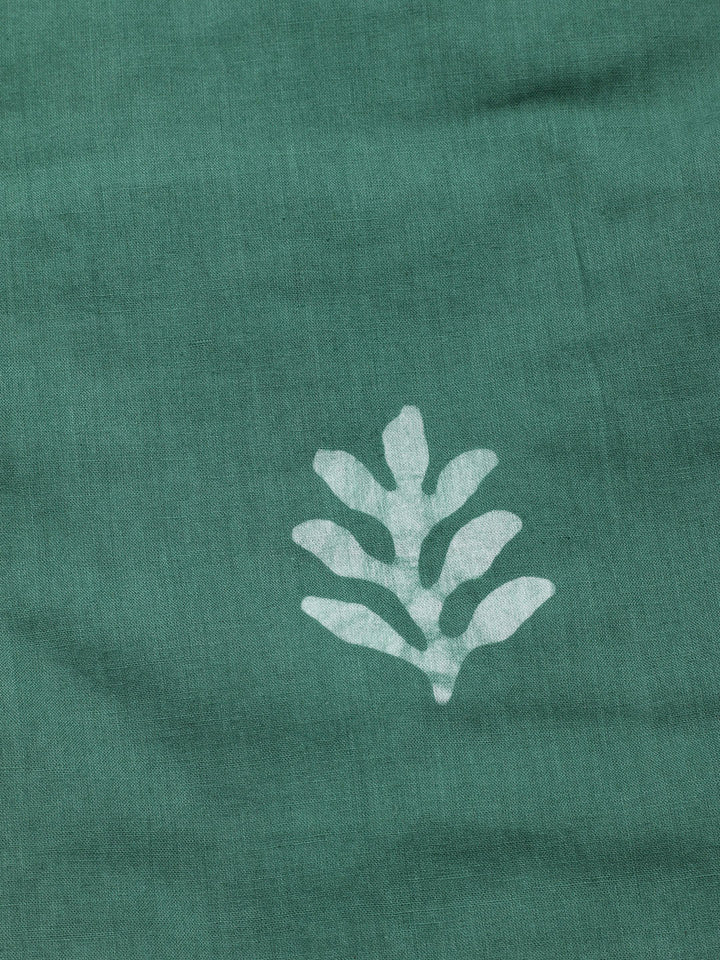 Printed Cotton Blend Unstitched Kurta With Pant &amp; Dupatta