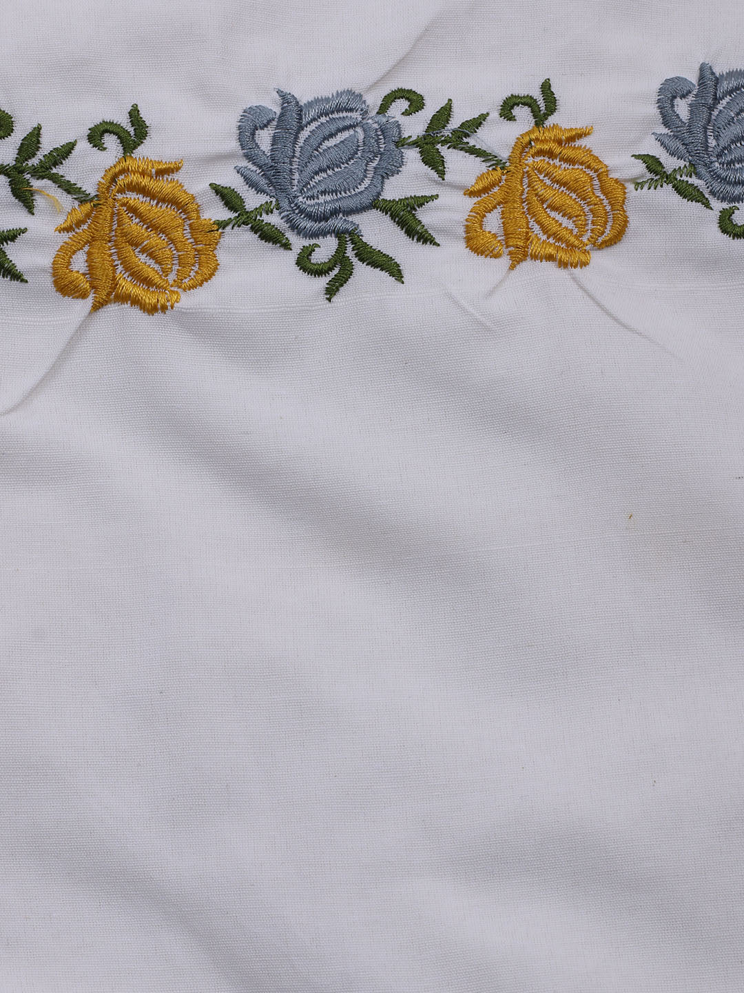 Printed Cotton Blend Unstitched Suit With Dupatta