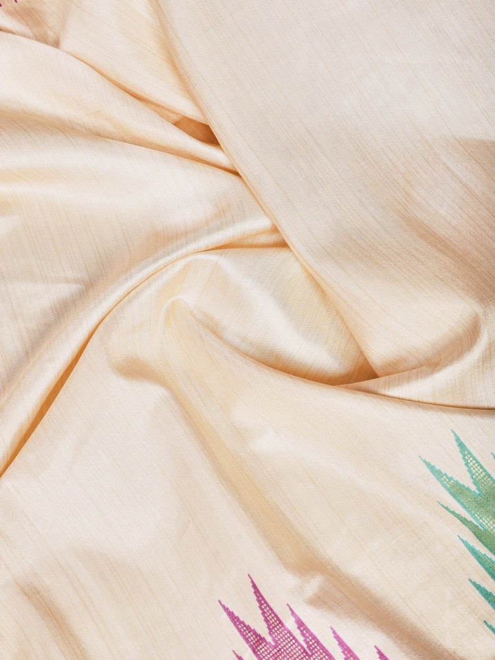 Digital Print Art Silk Saree