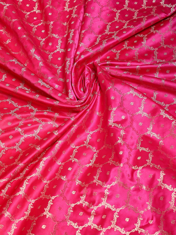 Woven Design Satin Saree
