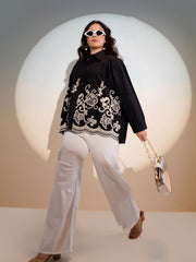 Printed Cotton Blend Shirt