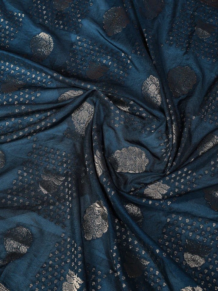 Plain Crepe Saree