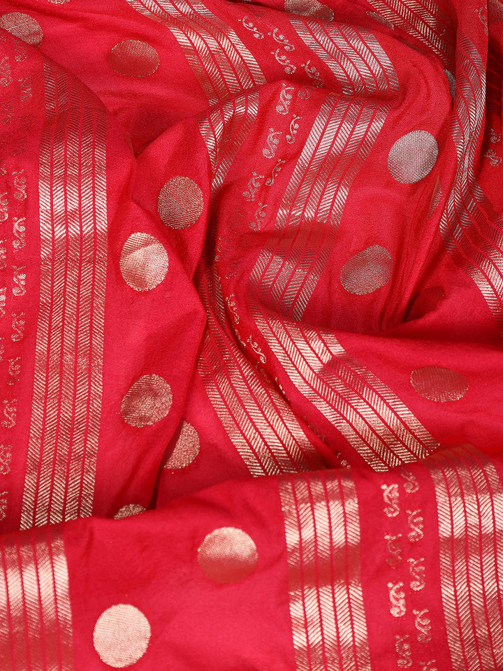 Zaari Jaal Crepe Saree
