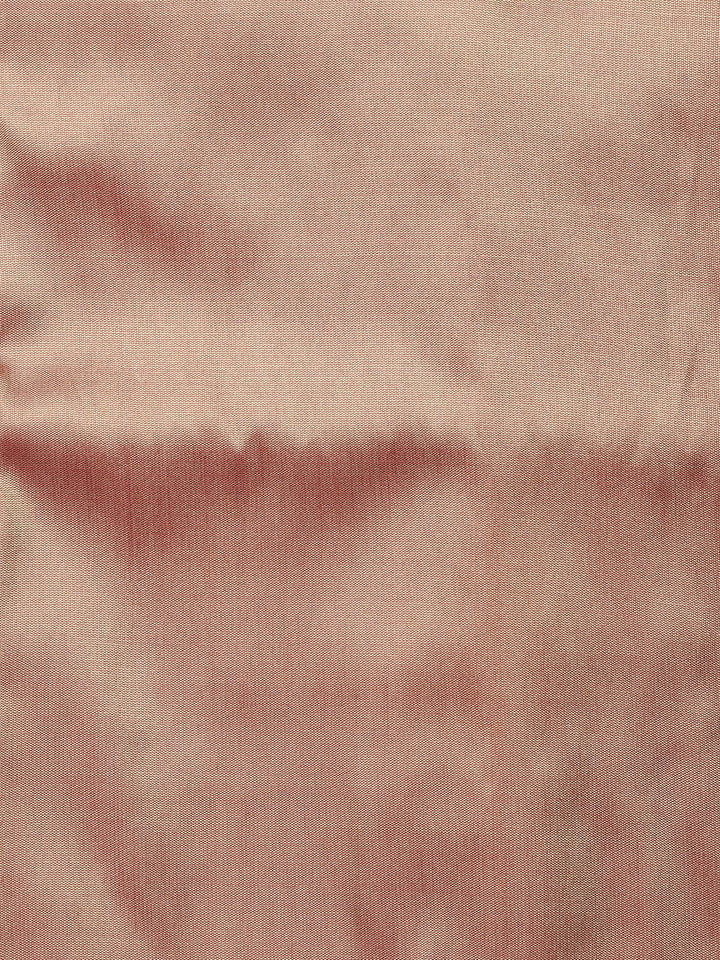 Woven Banarasi Chanderi Unstitched Suit With Dupatta