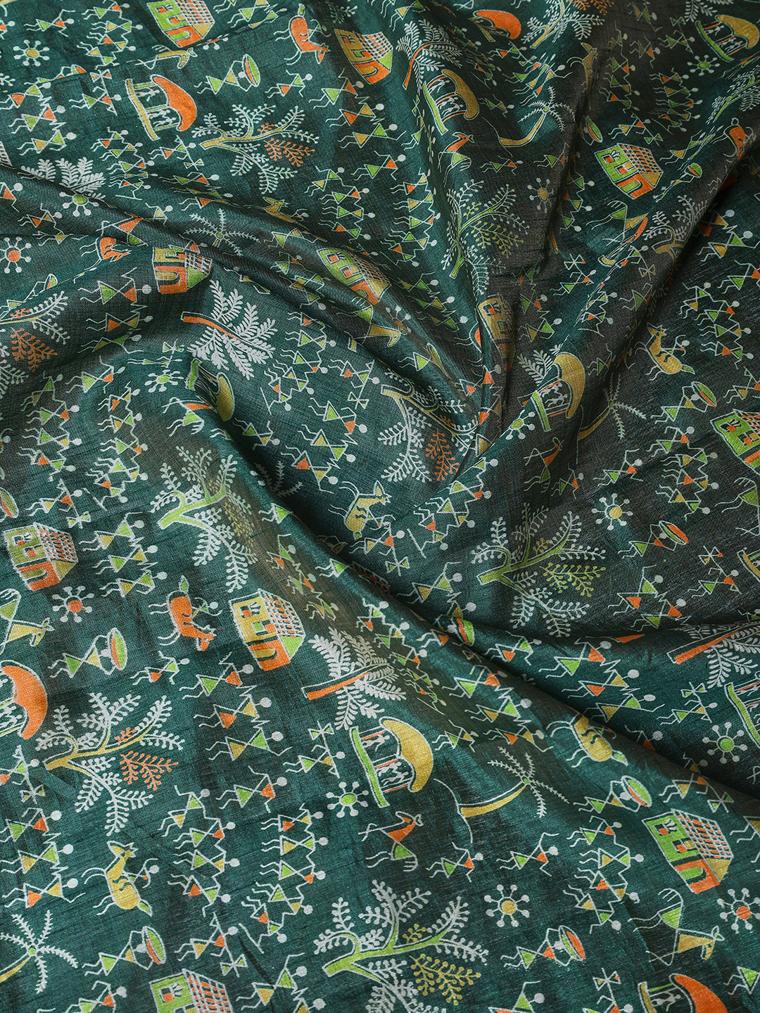 Digital Printed Art Silk Saree