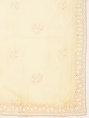 Embroidered Georgette Unstitched Suit Piece With Dupatta