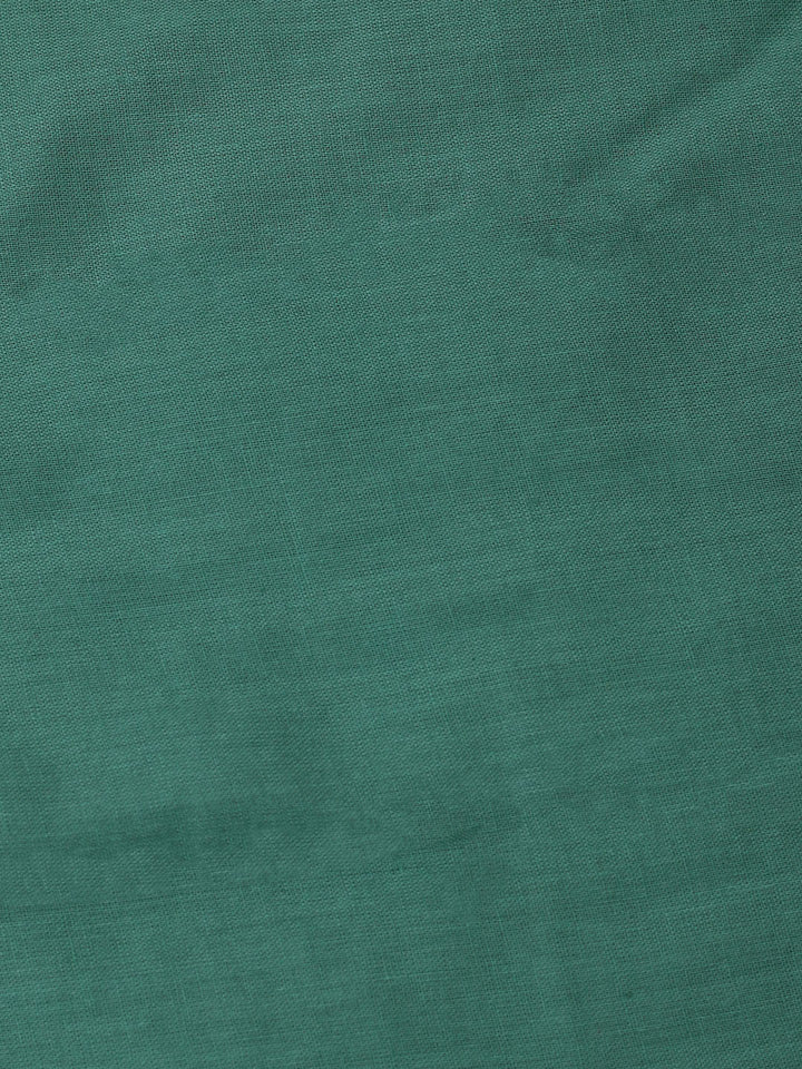 Embroidered Cotton Unstitched Suit With Pant &amp; Dupatta