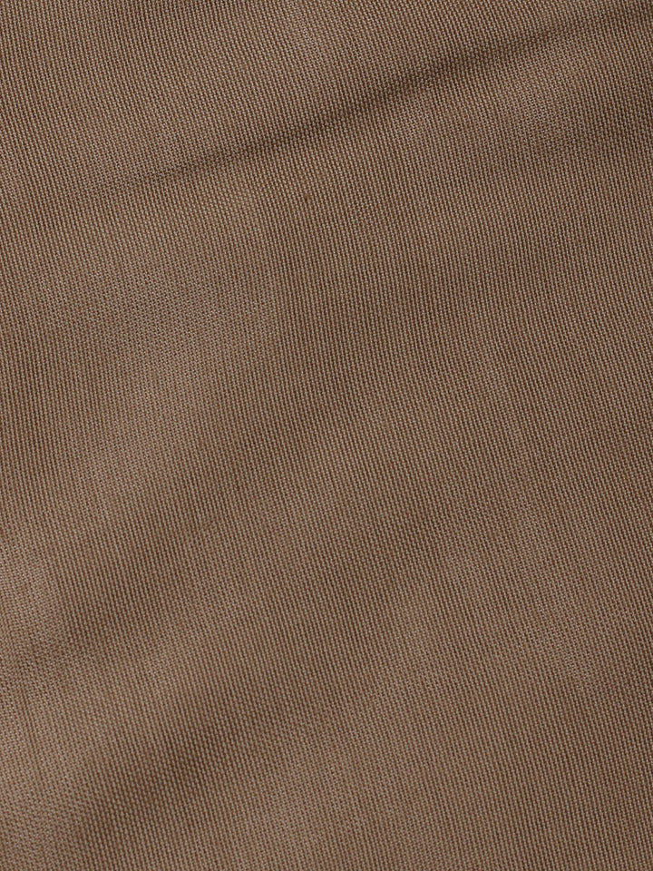 Neck Embroidered Linen Unstitched Suit With Dupatta