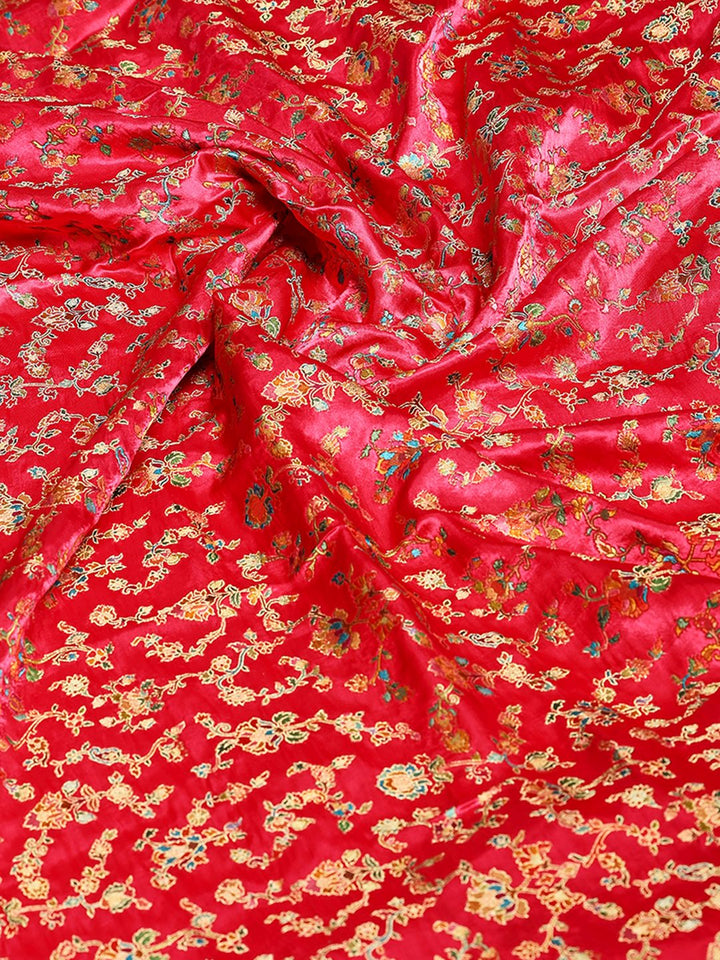 Woven Design Satin Saree