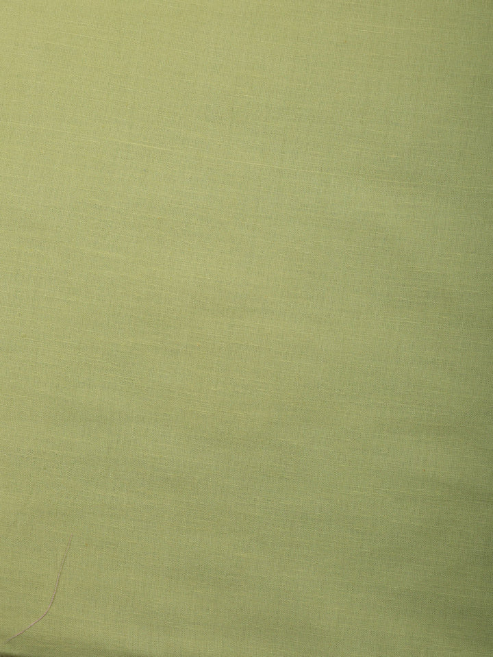 Embroidered Cotton Blend Unstitched Suit With Pant &amp; Dupatta