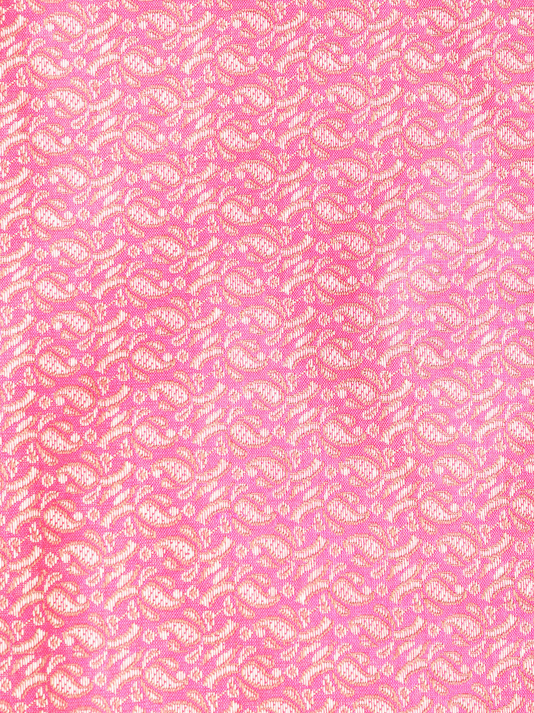 Woven Banarasi Chanderi Unstitched Suit With Dupatta