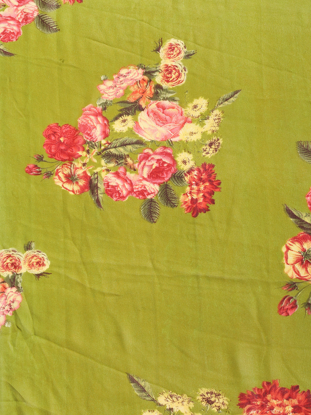 Floral Printed Georgette Saree
