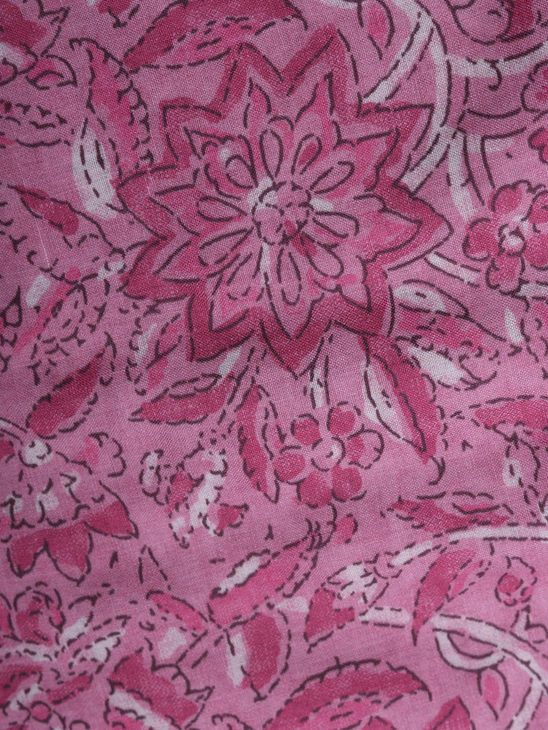 Embroidered Cotton Blend Unstitched Suit With Pant &amp; Dupatta