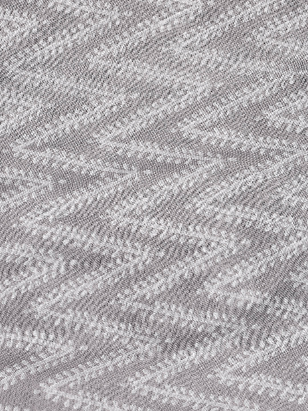 Printed Cotton Blend Unstitched Suit With Dupatta