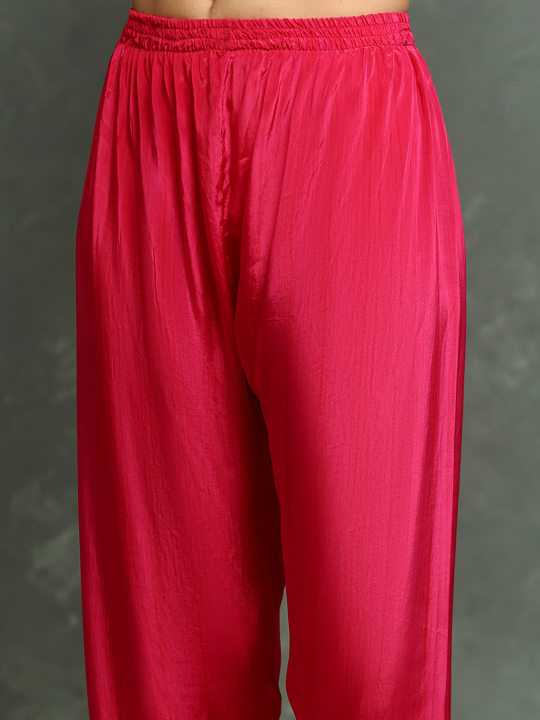 Printed Crepe Kurta With pants