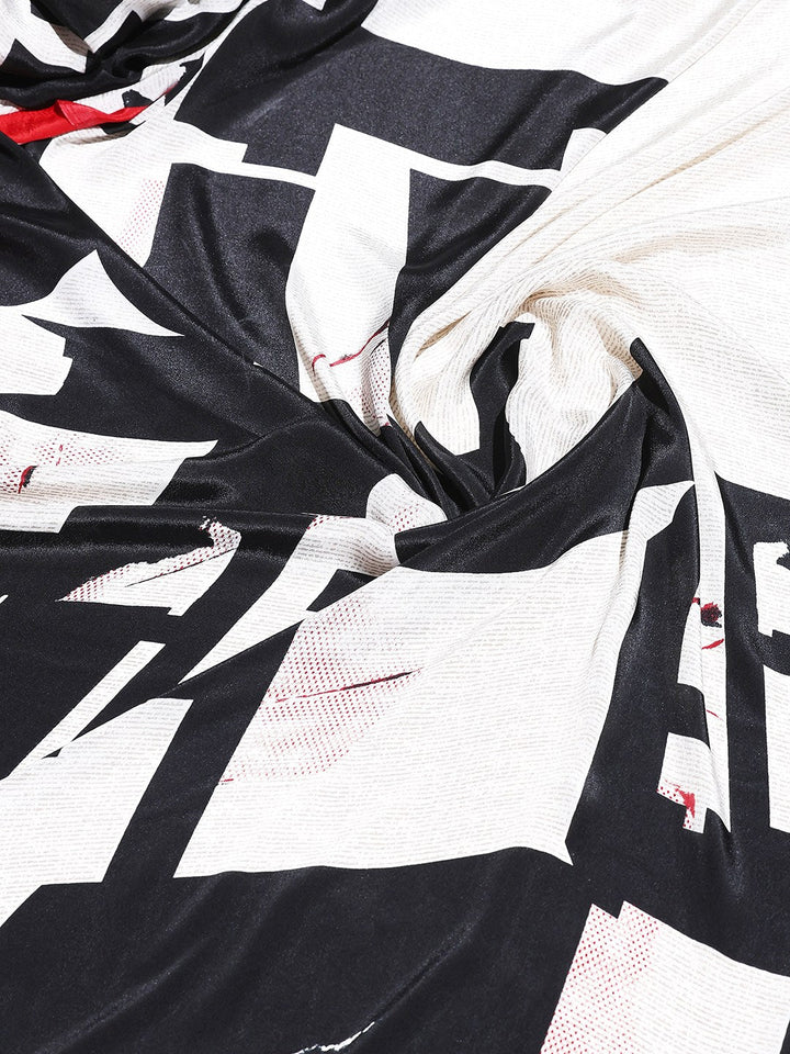 Digital Printed Crepe Saree