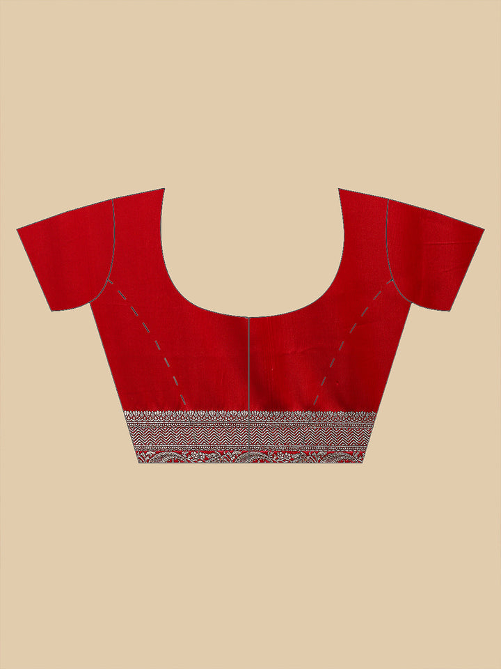 Woven Design Satin Saree