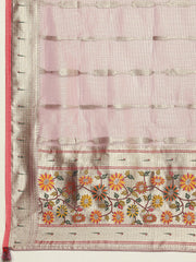 Woven Tissue Unstitched Suit Piece With Dupatta