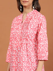 Printed Cotton Blend Kurta