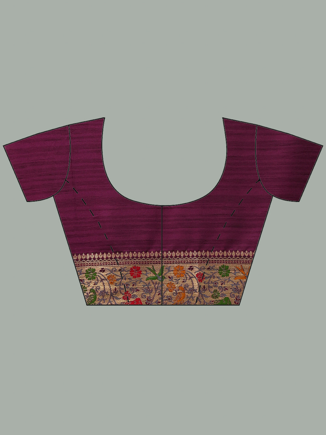 Woven Border Art Silk Saree