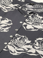 Printed Cotton Blend Shirt