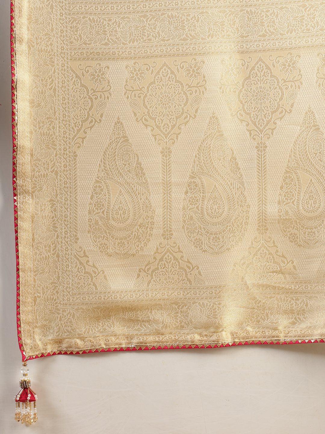 Embroidered Dola Silk Saree