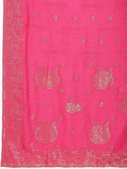 Printed Cotton Unstitched Suit Piece With Dupatta