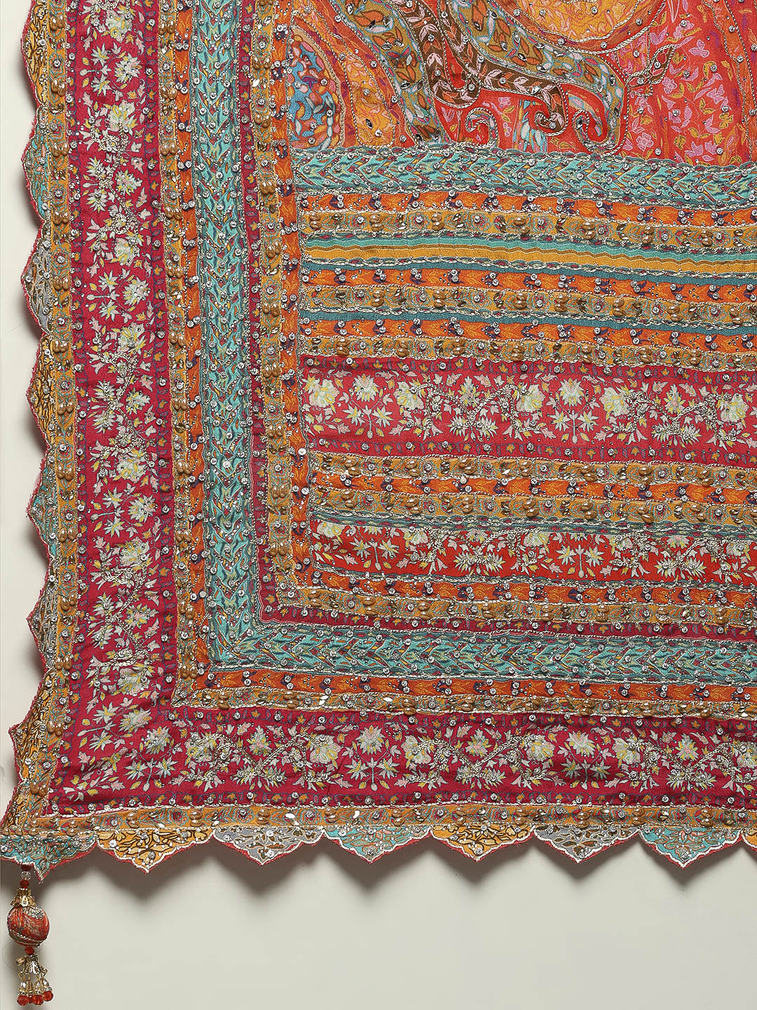 Woven Design Crepe Saree