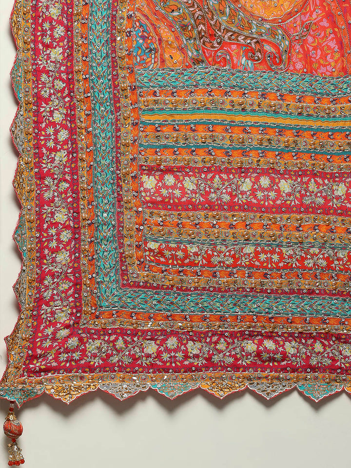 Woven Design Crepe Saree