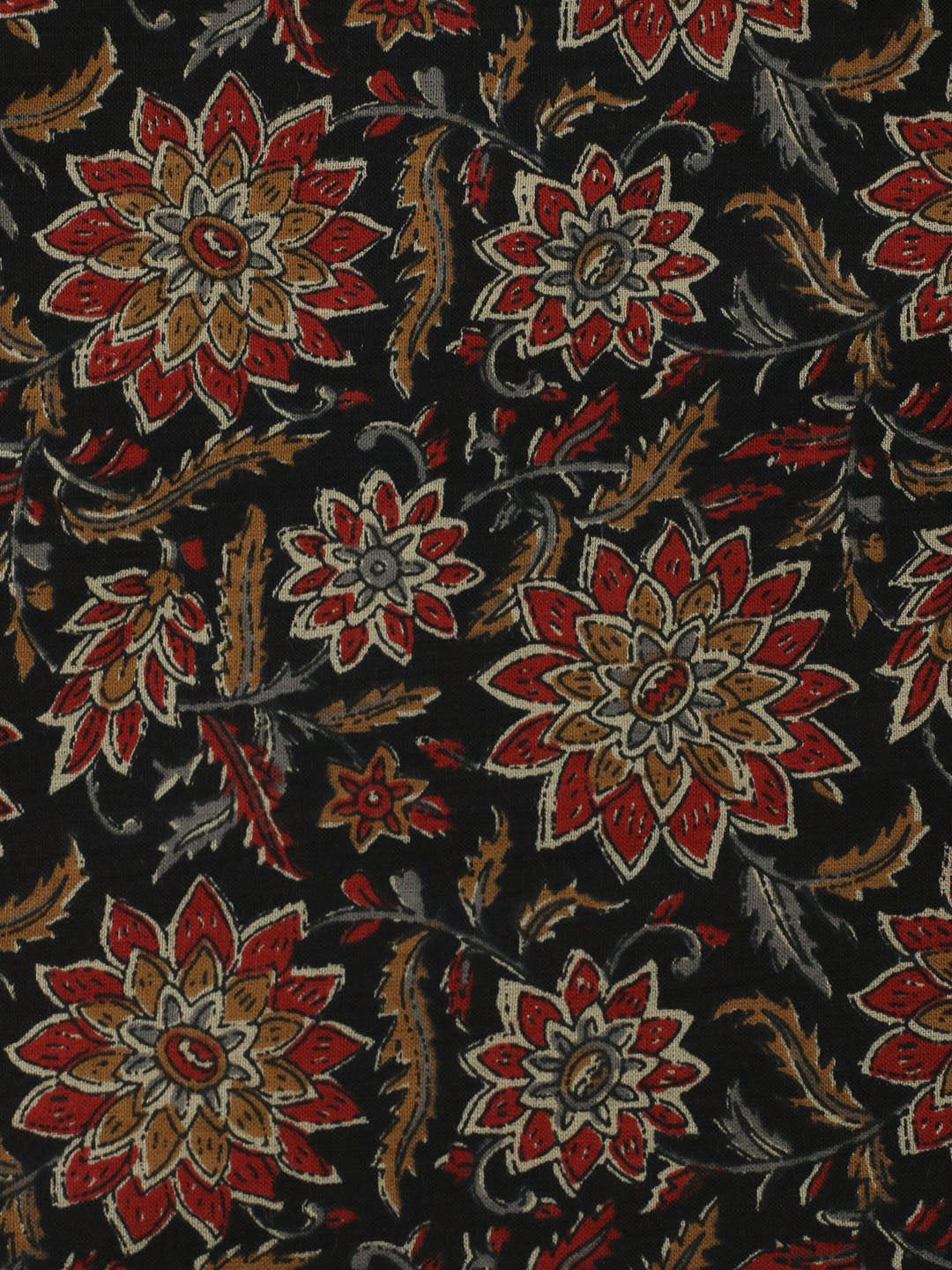 Embroidered Cotton Blend Unstitched Suit With Pant Dupatta
