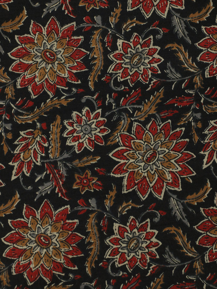Embroidered Cotton Blend Unstitched Suit With Pant Dupatta