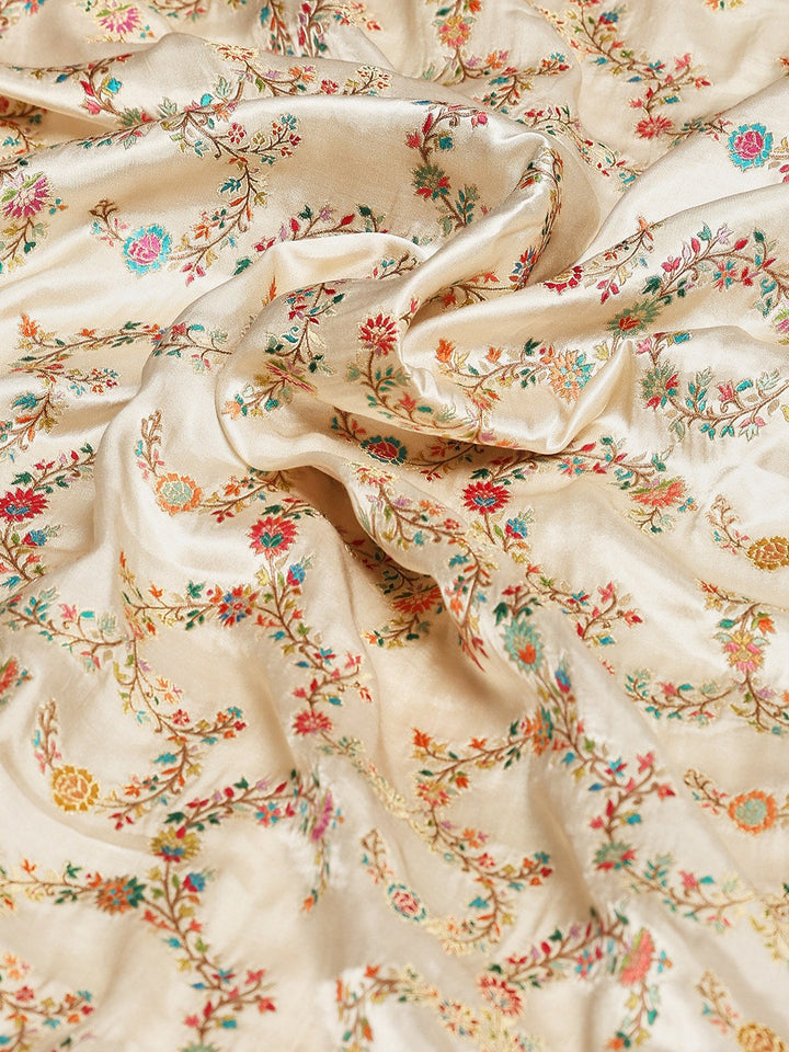 Woven Design Satin Saree