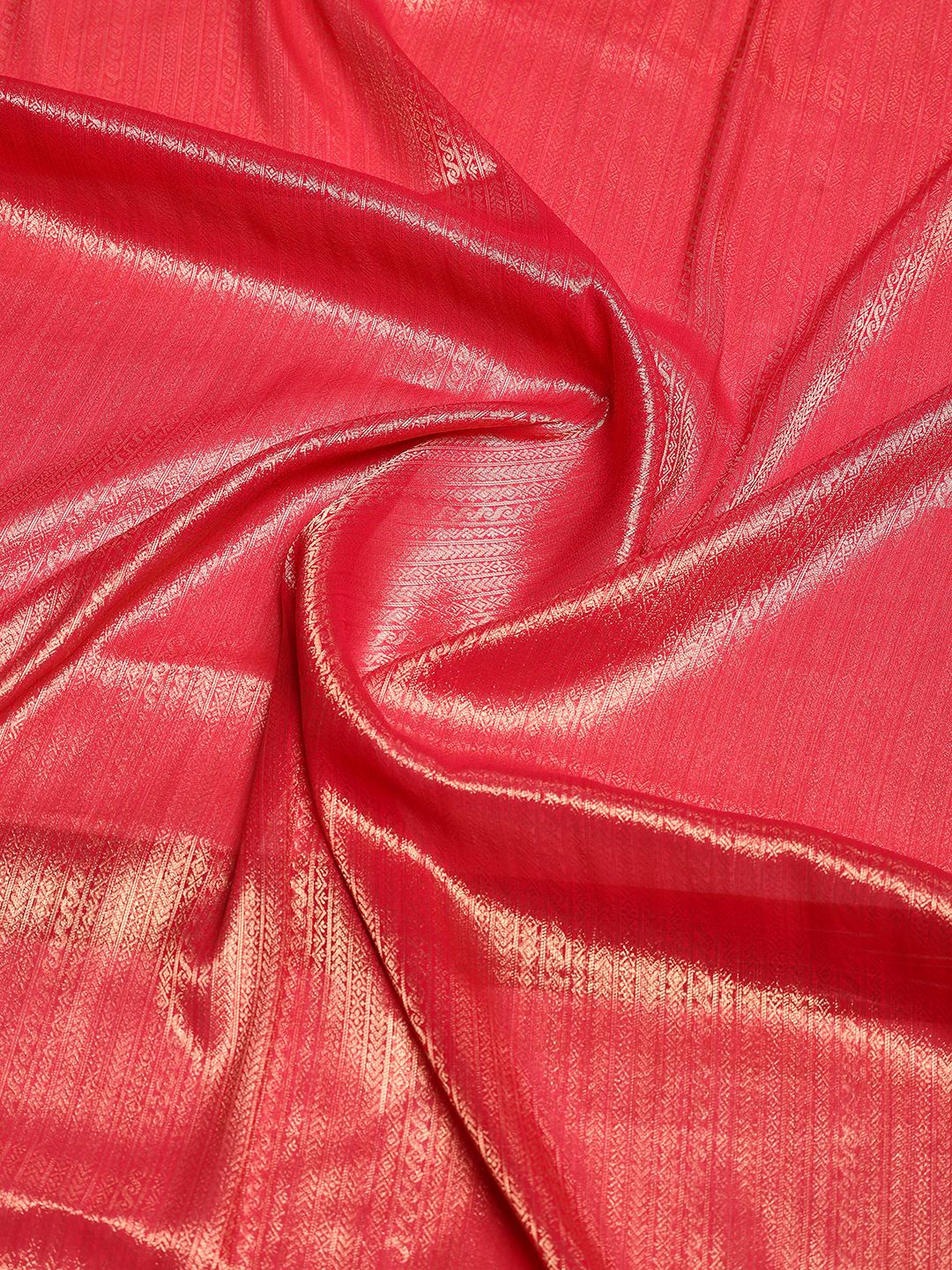 Plain Crepe Saree