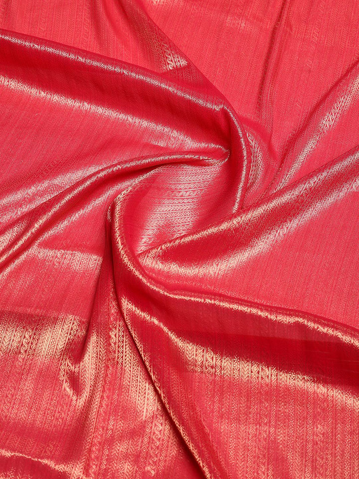 Plain Crepe Saree