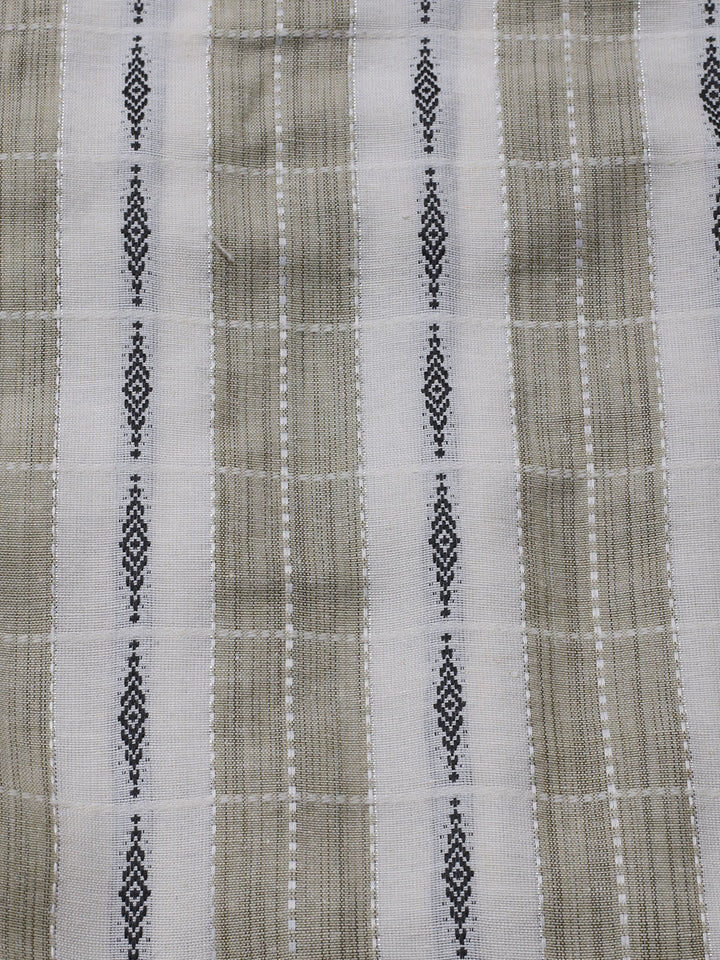 Neck Embroidered Cotton Blend Unstitched Suit With Dupatta