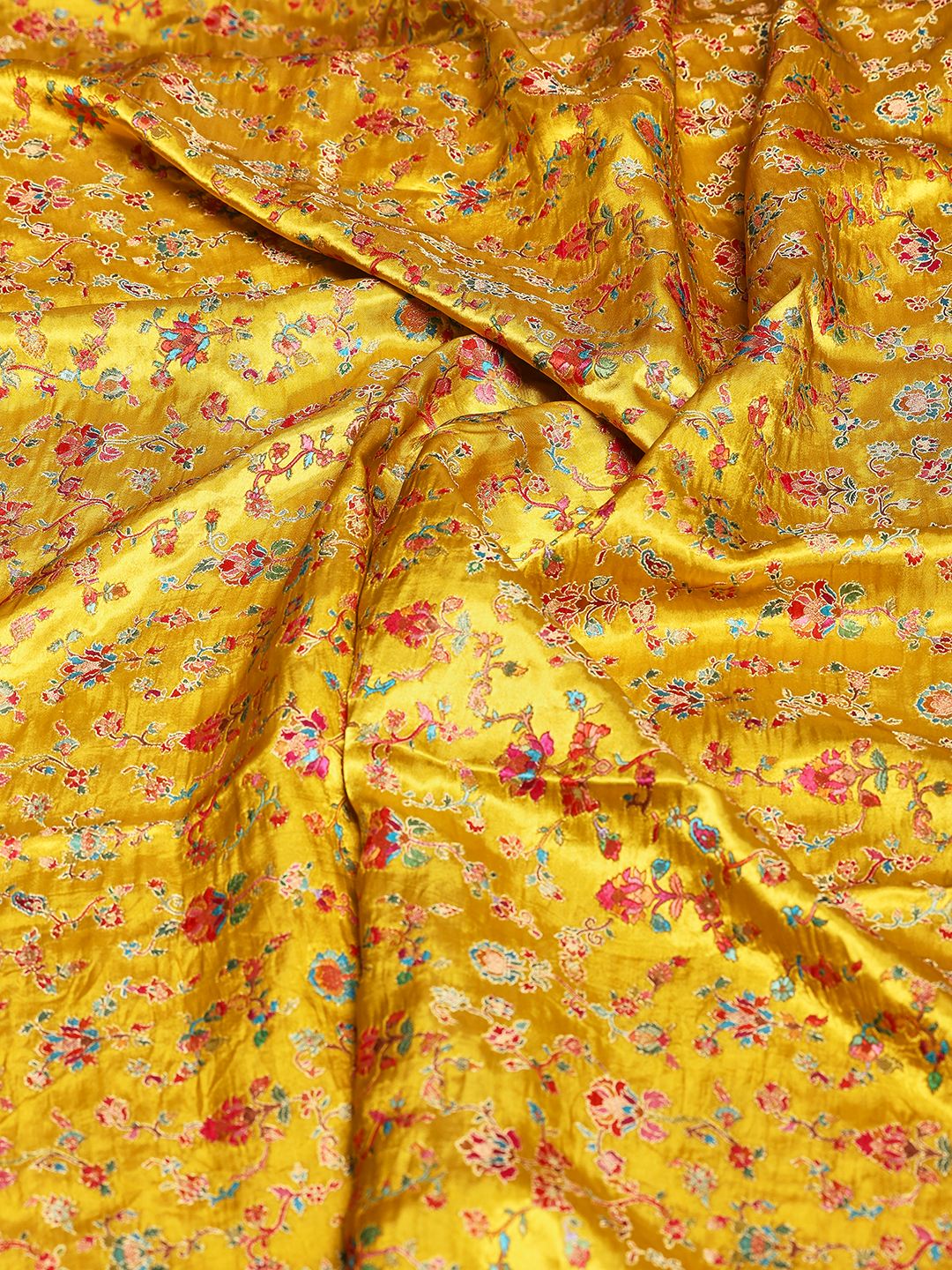 Woven Design Satin Saree