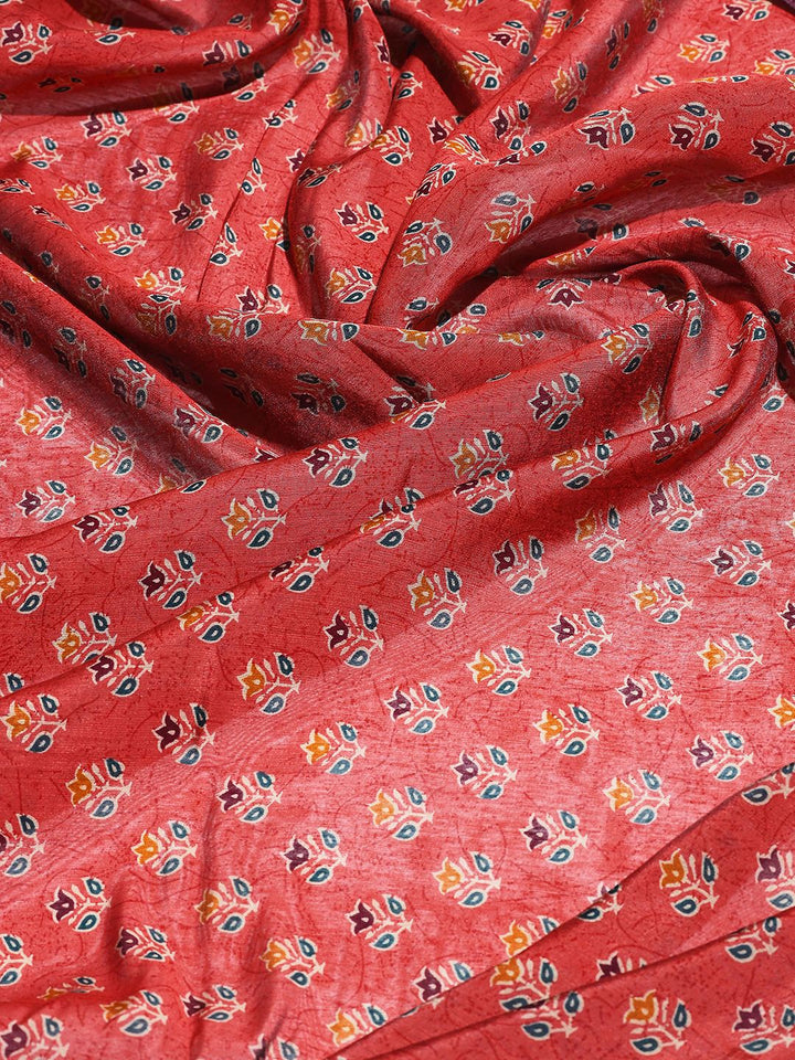 Digital Printed Art Silk Saree
