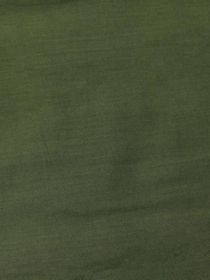 Embroidered Chanderi Unstitched Suit With Pant &amp; Dupatta